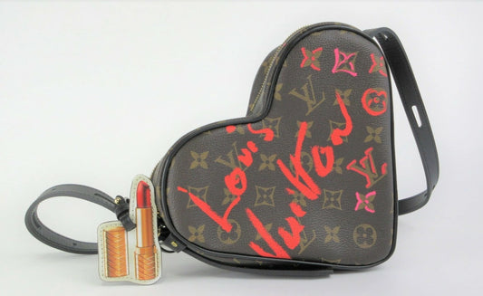 Louis Vuitton Monogram/Valentine Sac Cool Heart-shaped Shoulder Bag M45890