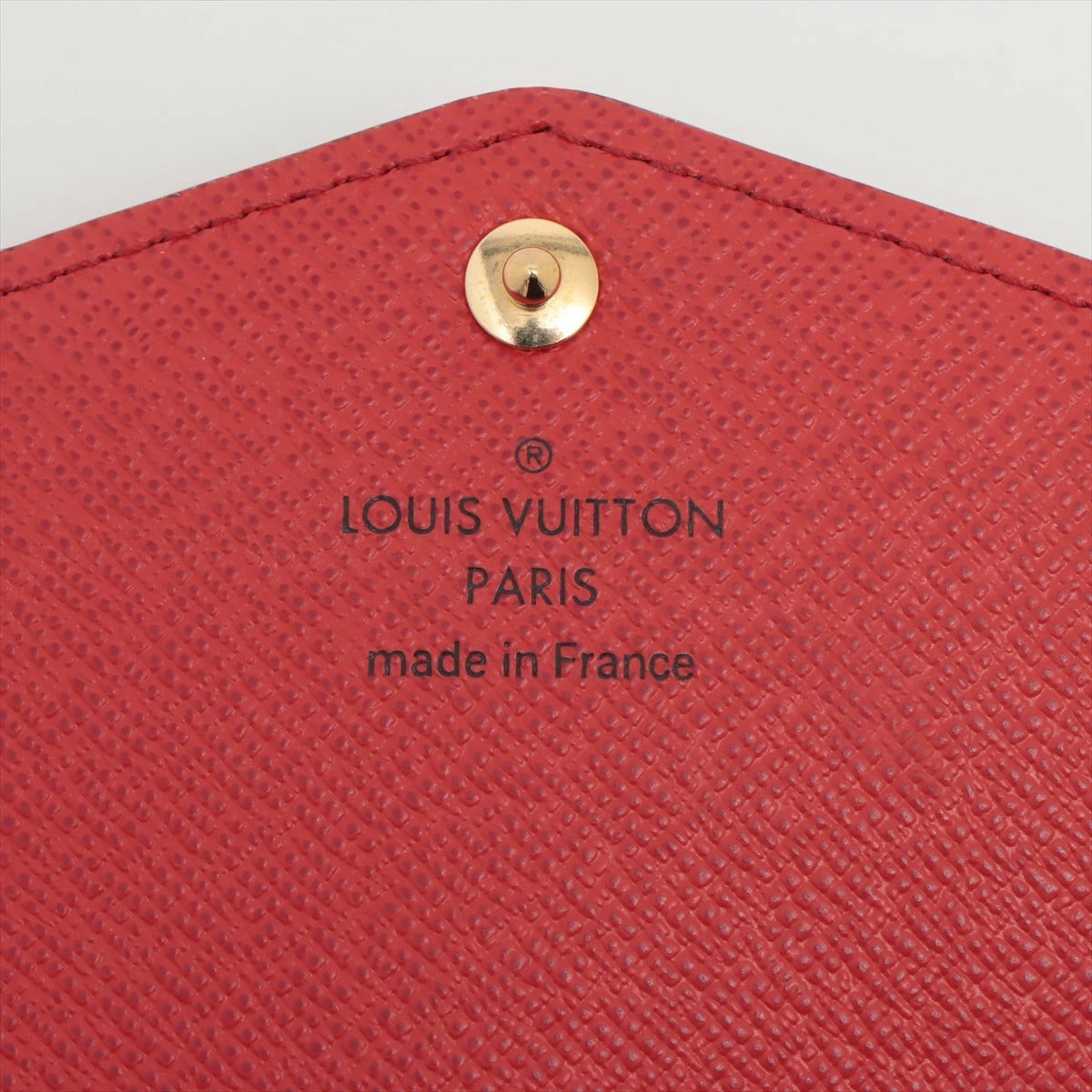 LOUIS VUITTON Monogram Portefeuille Sarah M62236 Coquelicot Long Wallet