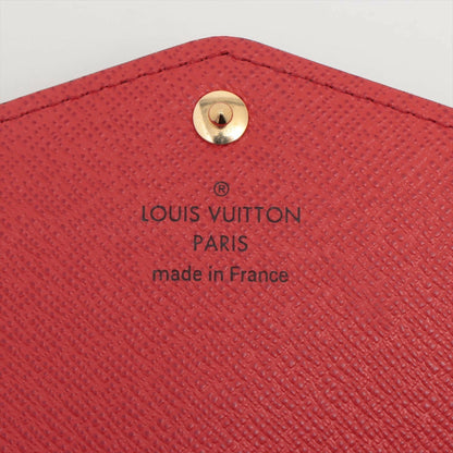 LOUIS VUITTON Monogram Portefeuille Sarah M62236 Coquelicot Long Wallet