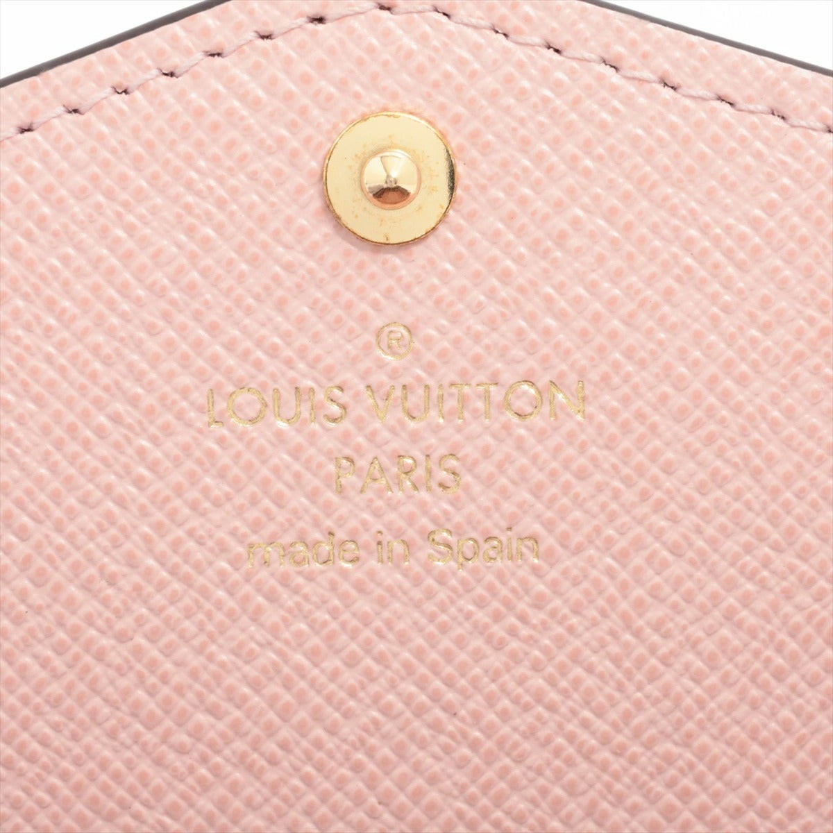 Louis Vuitton Damier Portefeuille Sarah N60144 Rose Ballerine Flap Long Wallet