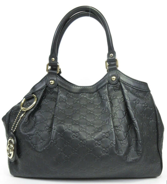 Guccissima Sukey Tote Bag Black 211944