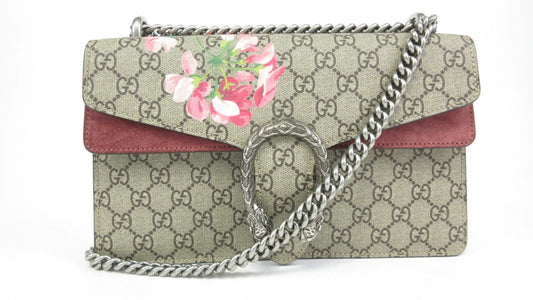 GUCCI GG Supreme Blooms chain shoulder bag 400249