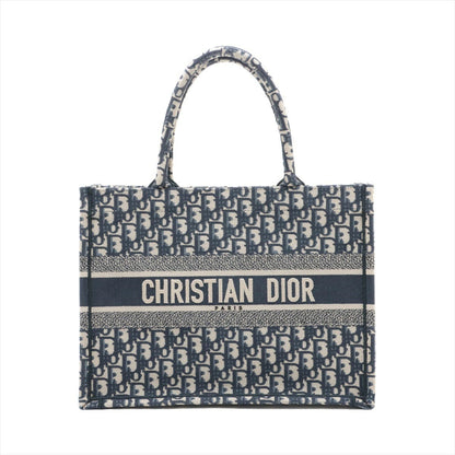 Christian Dior Oblique Book Tote Medium Canvas Tote Bag