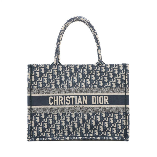 Christian Dior Oblique Book Tote Medium Canvas Tote Bag