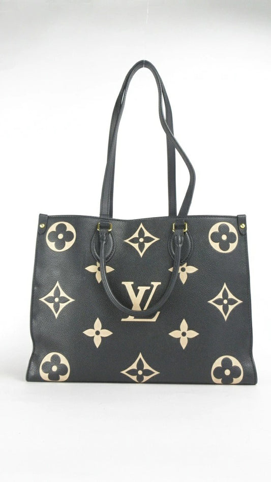 Louis Vuitton Empreinte Bicolor On the Go MM M45495 Empreinte Leather Tote