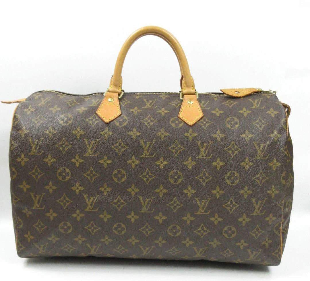 Louis Vuitton Monogram Speedy 40 M41522 Monogram Canvas Handbag