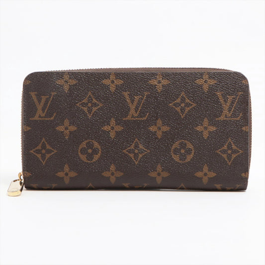 Louis Vuitton Monogram Zippy Wallet Round Zip Coquelicot M41896
