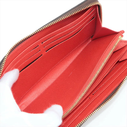Louis Vuitton Monogram Zippy Wallet Round Zip Coquelicot M41896