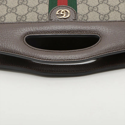 Gucci GG Supreme Ophidia 2WAY Handbag 693724 Crossbody Bag Sherry Line