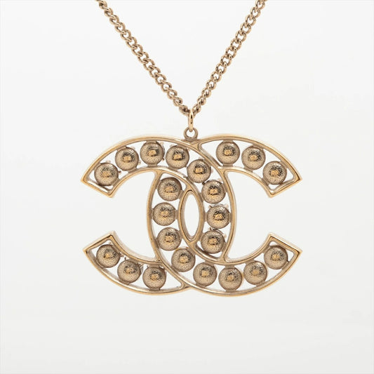 Chanel Coco Mark Necklace B14B, Pearl, Rhinestone