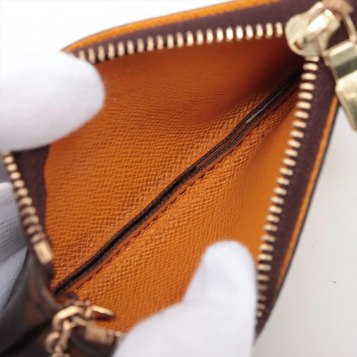 Louis Vuitton Monogram Groom Pochette Cle M60033 Key Case Coin Case