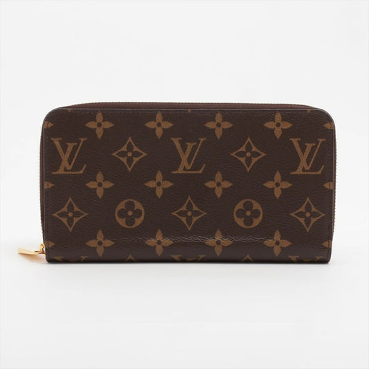 Louis Vuitton Monogram Zippy Wallet M41896 Coquelicot Round Zip Long Wallet