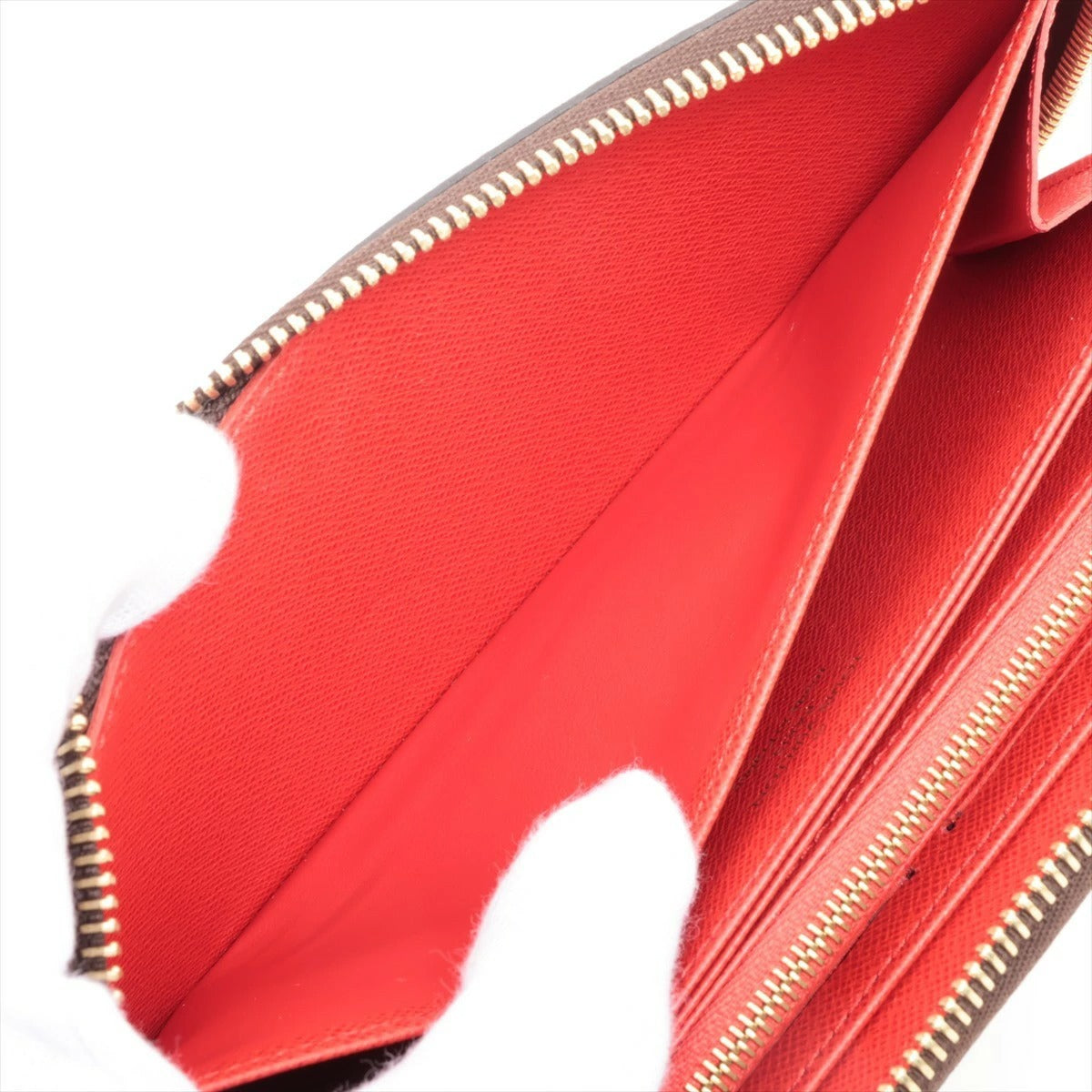 Louis Vuitton Monogram Zippy Wallet M41896 Coquelicot Round Zip Long Wallet