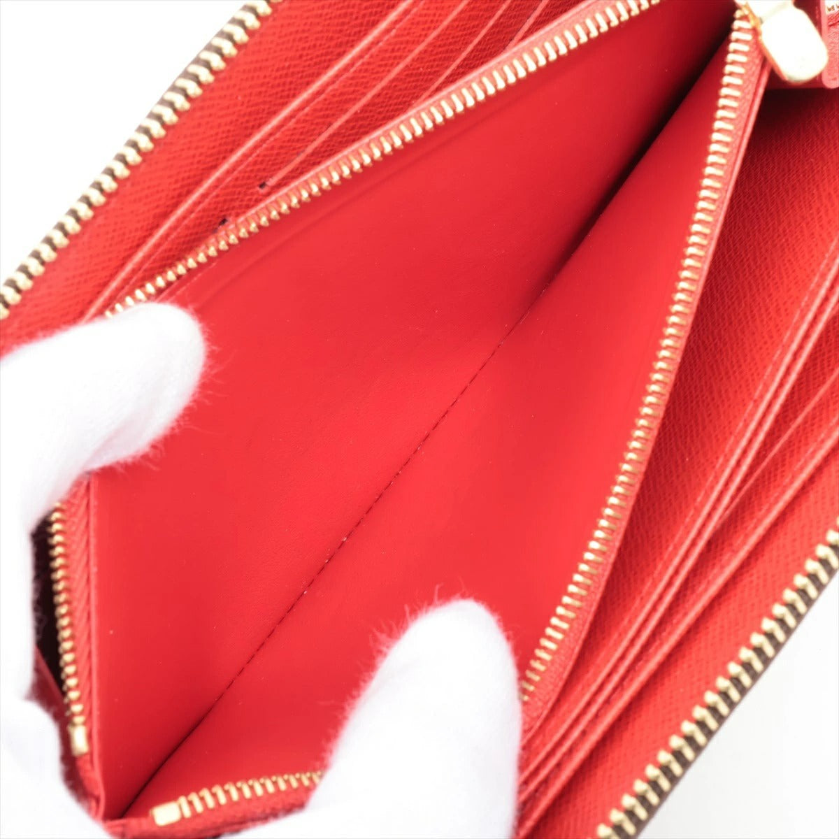 Louis Vuitton Monogram Zippy Wallet M41896 Coquelicot Round Zip Long Wallet
