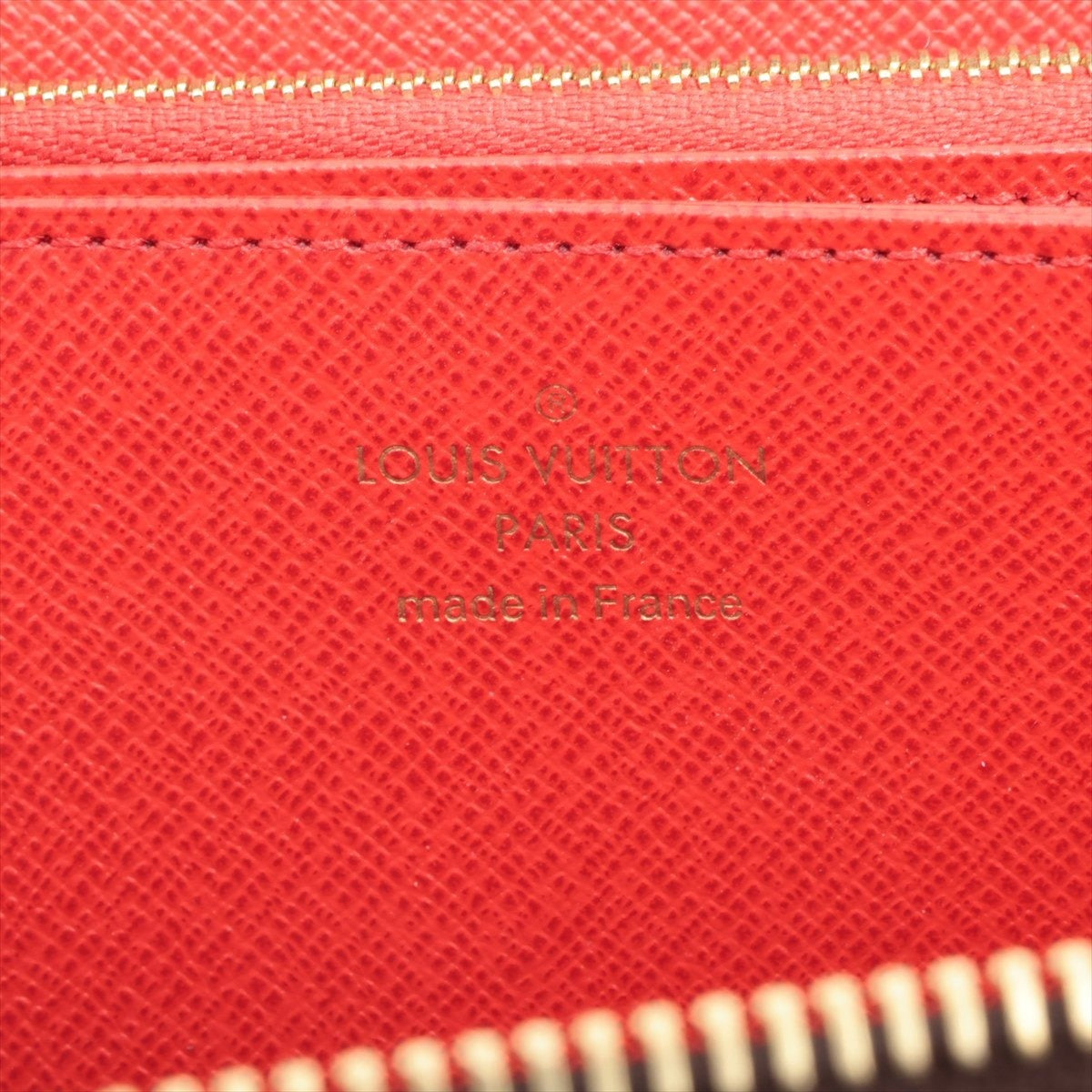 Louis Vuitton Monogram Zippy Wallet M41896 Coquelicot Round Zip Long Wallet