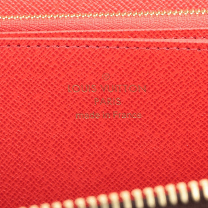 Louis Vuitton Monogram Zippy Wallet M41896 Coquelicot Round Zip Long Wallet