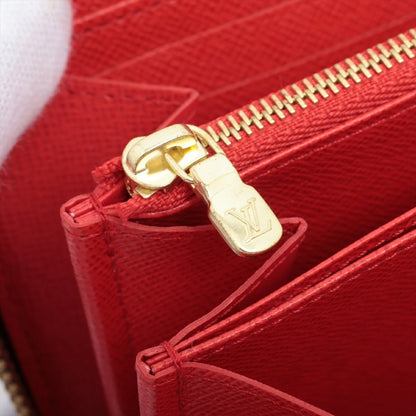 Louis Vuitton Monogram Zippy Wallet M41896 Coquelicot Round Zip Long Wallet