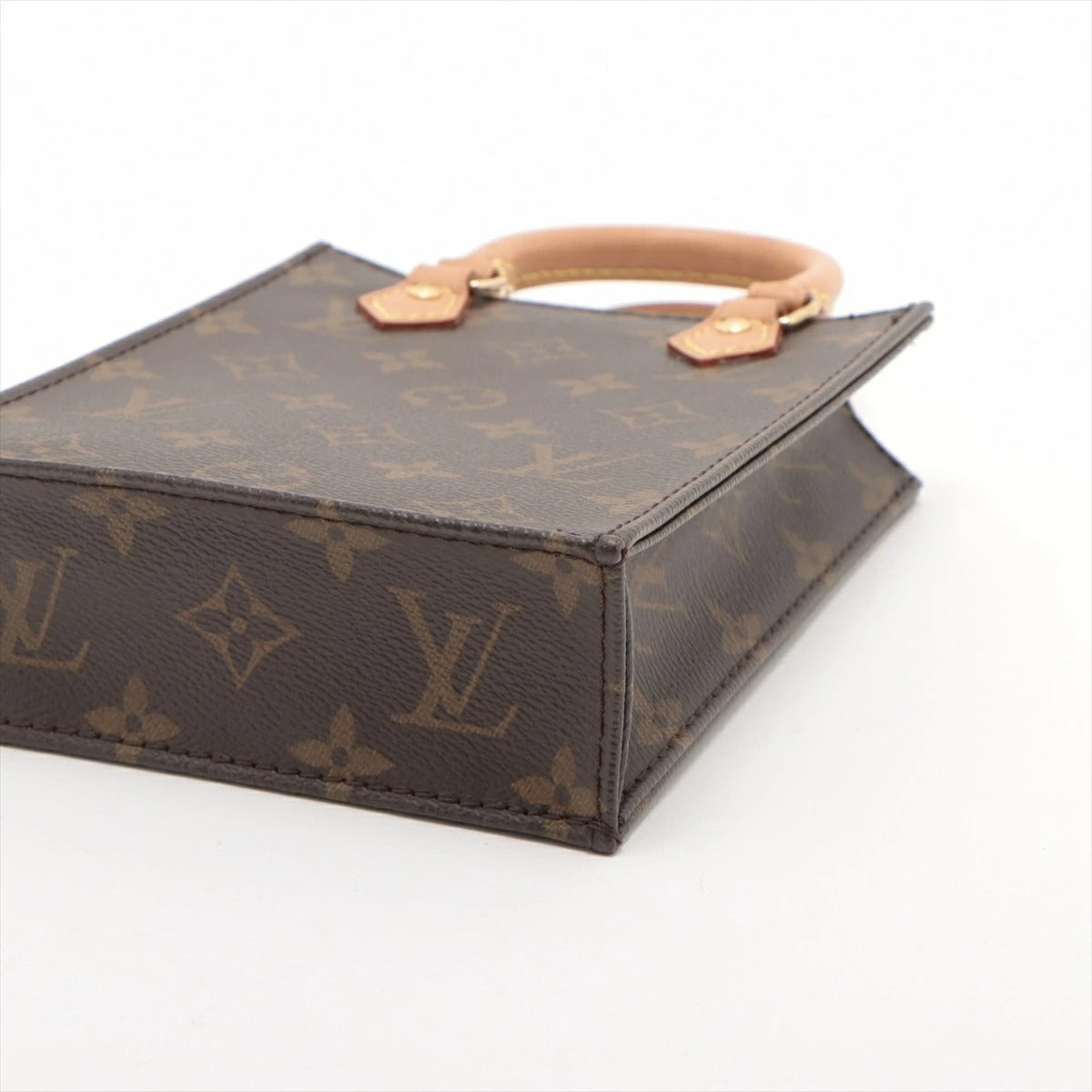 Louis Vuitton Monogram Petite Sac Plat M69442 Mini Tote Bag Shoulder Bag Pochette