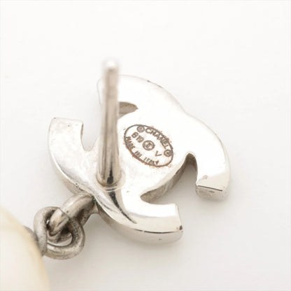 Chanel Coco Mark Earrings B19V, Pearl Rhinestone