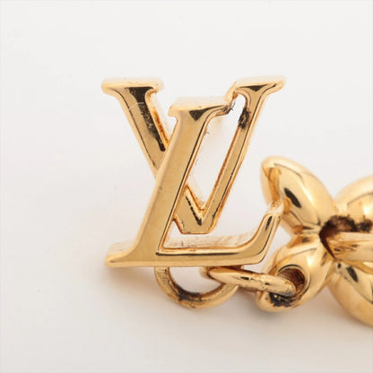Louis Vuitton Boucle de Reuil Earrings LV Flower Gram M00771 Gold