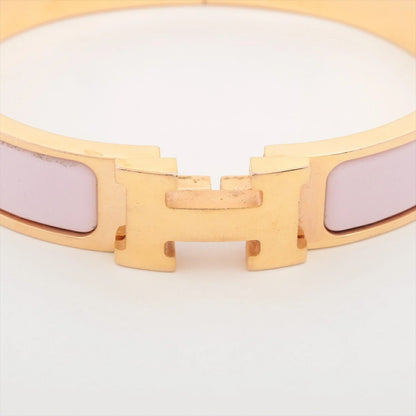 Hermes H Bangle Click H PM  Bracelet Pink/Gold