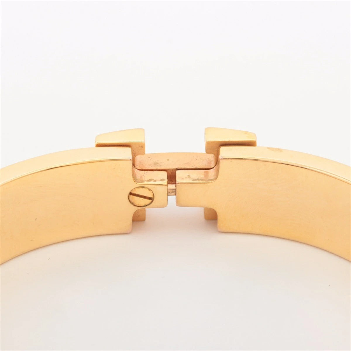 Hermes H Bangle Click H PM  Bracelet Pink/Gold