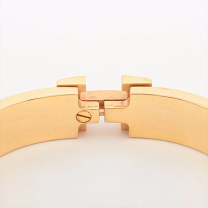 Hermes H Bangle Click H PM  Bracelet Pink/Gold