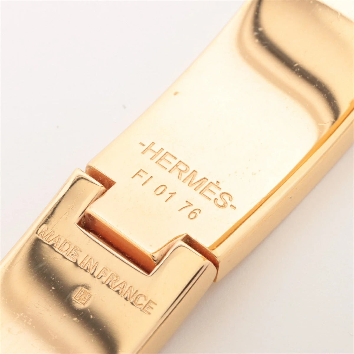 Hermes H Bangle Click H PM  Bracelet Pink/Gold