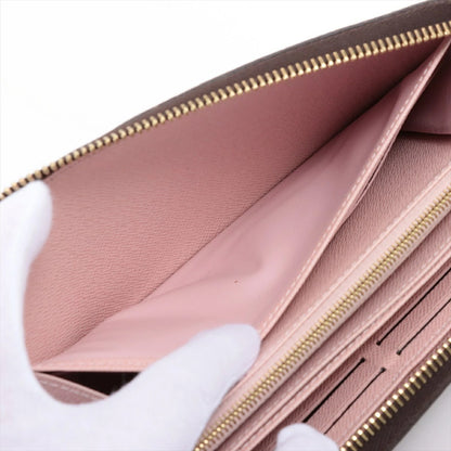 Louis Vuitton Damier Zippy Wallet N60046 Rose Ballerine Round Zip