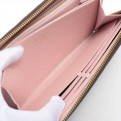 Louis Vuitton Damier Zippy Wallet N60046 Rose Ballerine Round Zip