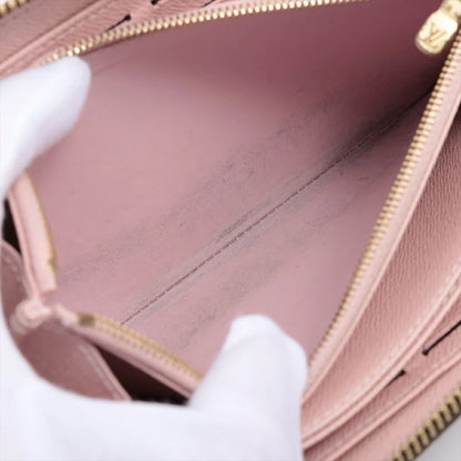 Louis Vuitton Damier Zippy Wallet N60046 Rose Ballerine Round Zip