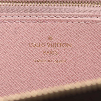 Louis Vuitton Damier Zippy Wallet N60046 Rose Ballerine Round Zip