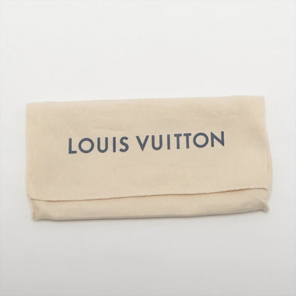 Louis Vuitton Damier Portefeuille Clemence Cerise Long Wallet N60534 Round Zip Wallet