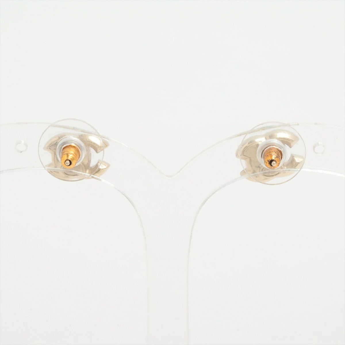 Chanel Coco Mark Earrings, Pearl, Rhinestone A20B