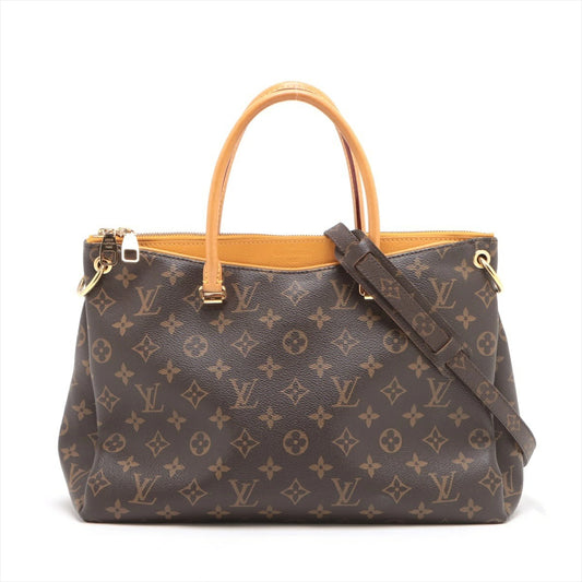 Louis Vuitton Monogram Pallas M40929 Tote Bag with Strap