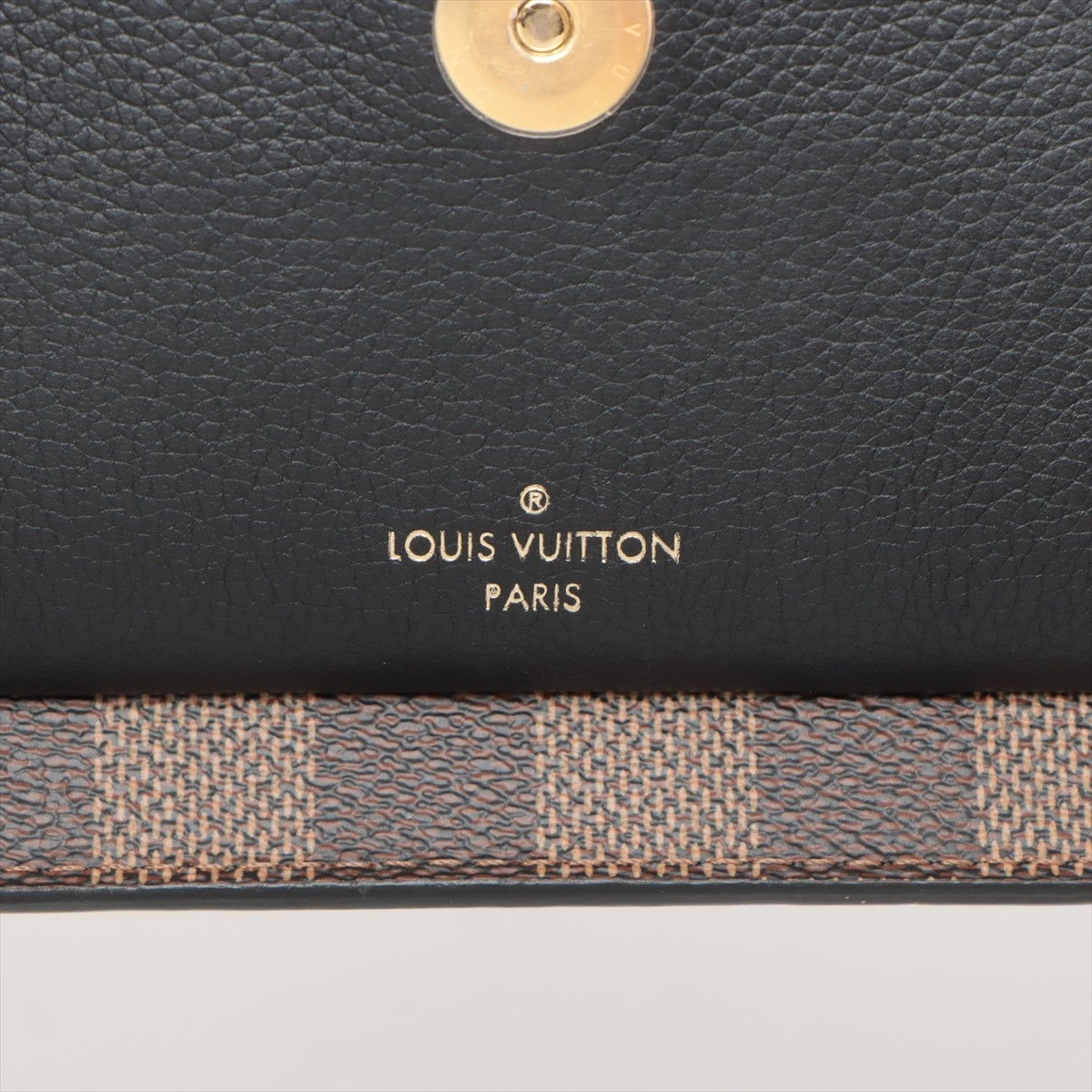 Louis Vuitton Damier Vavin Chain Wallet N60221 Crossbody Bag