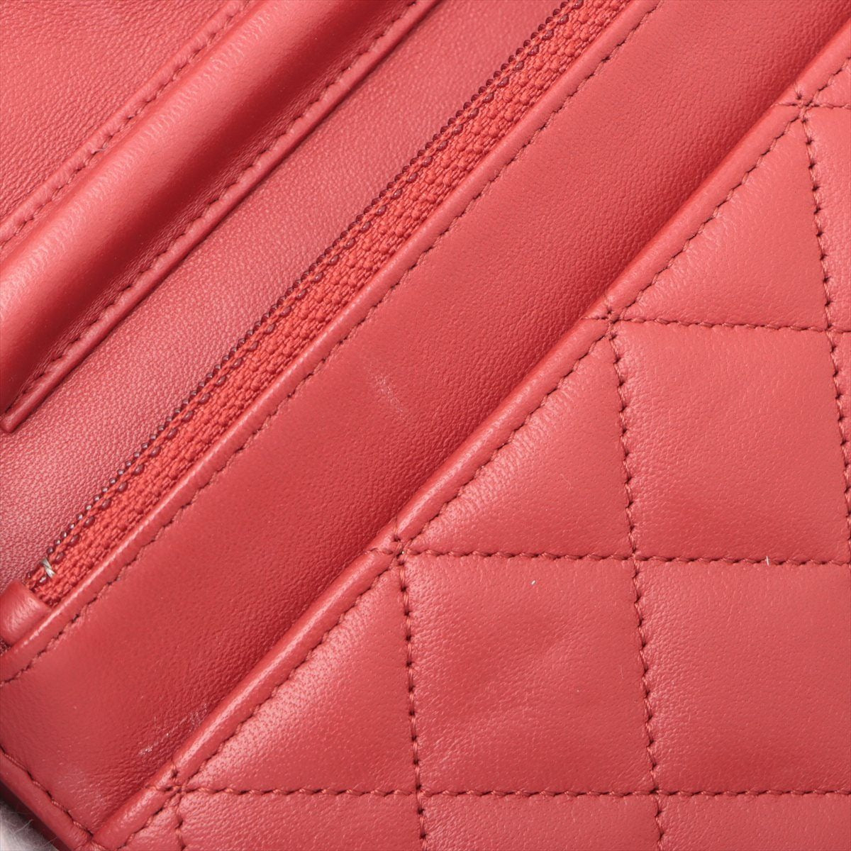 Chanel Matelasse Lambskin Chain Wallet 18th Series Cards and Stickers Included Crossbody Pochette