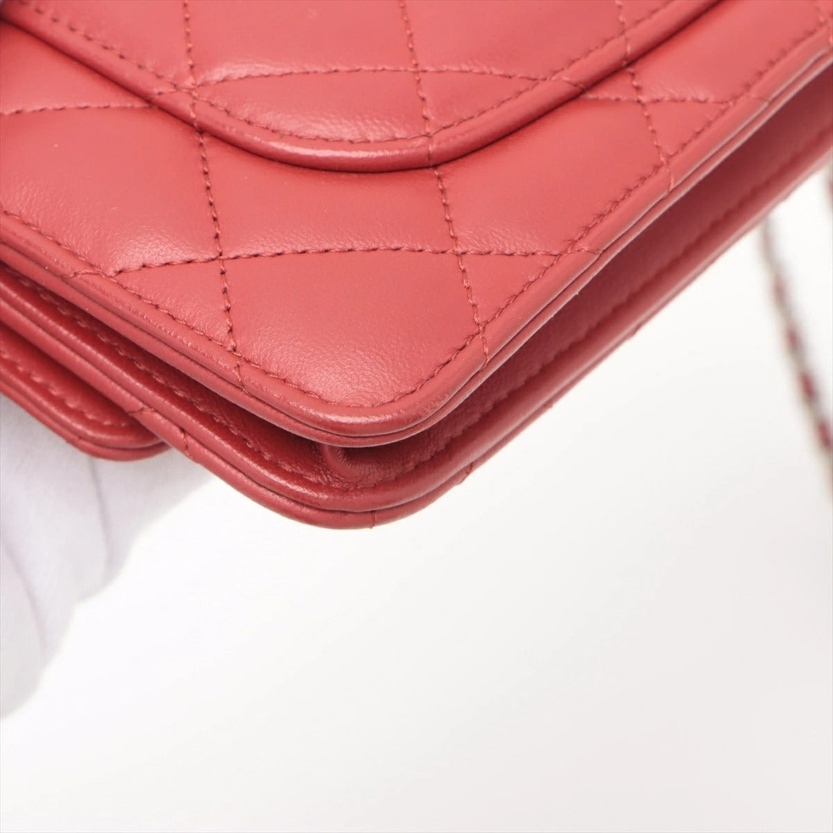 Chanel Matelasse Lambskin Chain Wallet 18th Series Cards and Stickers Included Crossbody Pochette