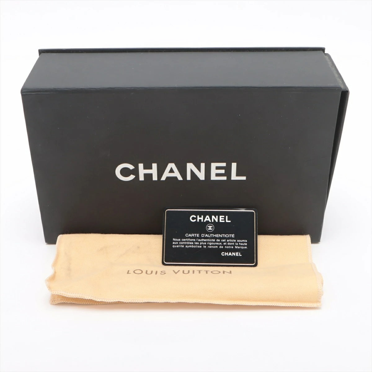 Chanel Matelasse Lambskin Chain Wallet 18th Series Cards and Stickers Included Crossbody Pochette