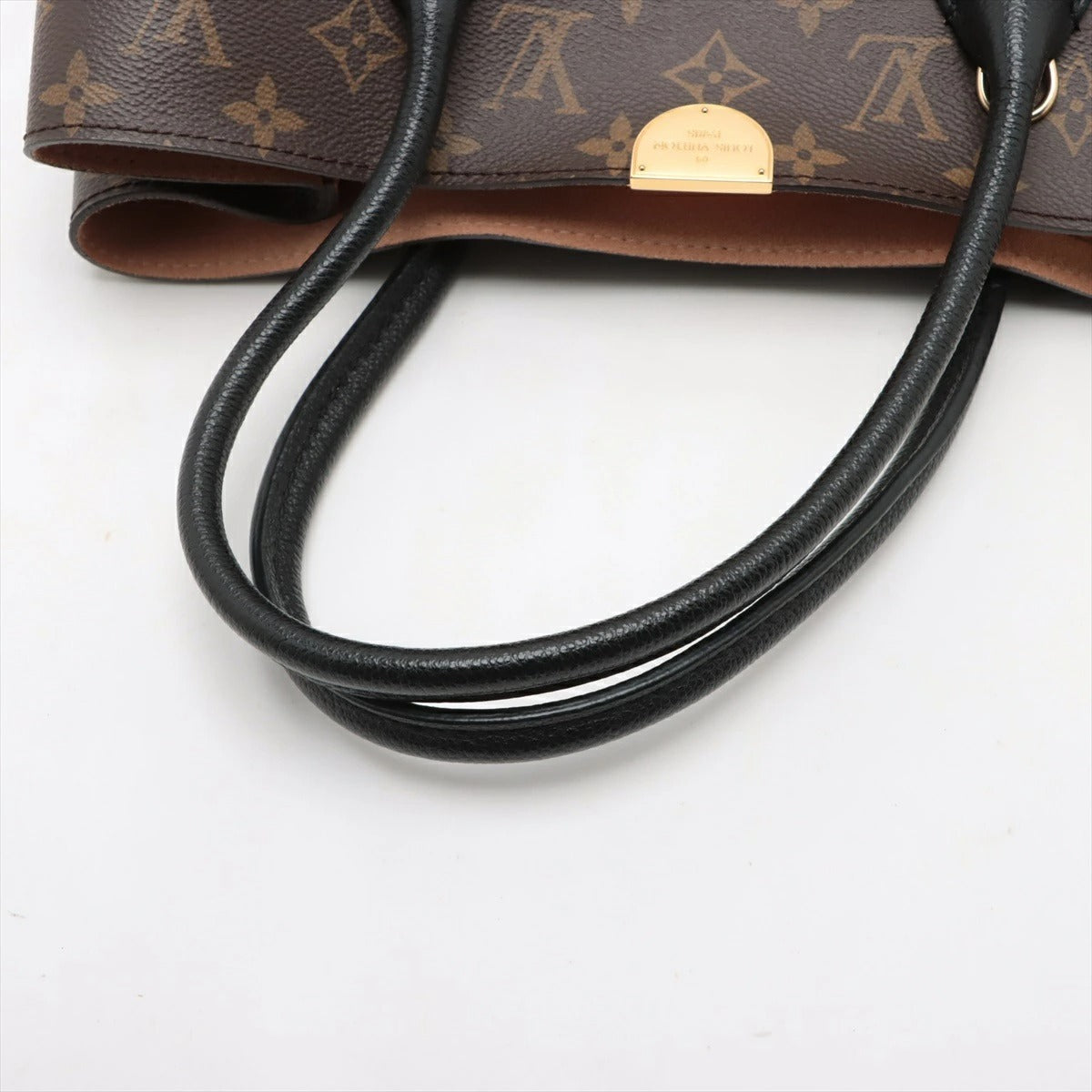 Louis Vuitton Monogram Flandrin M41595 Tote Bag Black/Brown