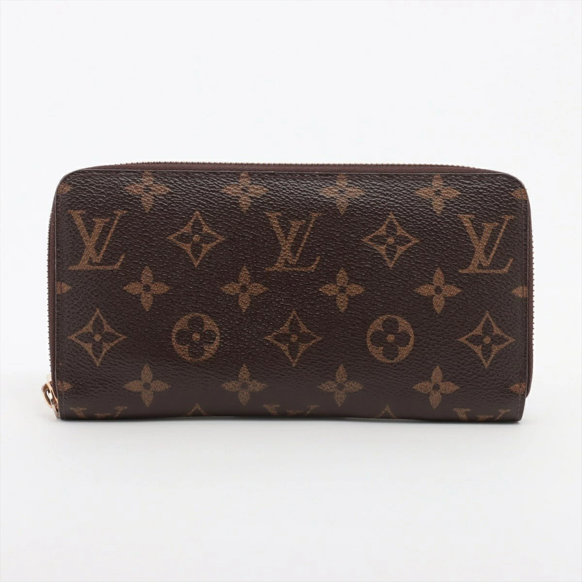 Louis Vuitton Monogram Zippy Wallet M60017 Round Zip Long Wallet Brown