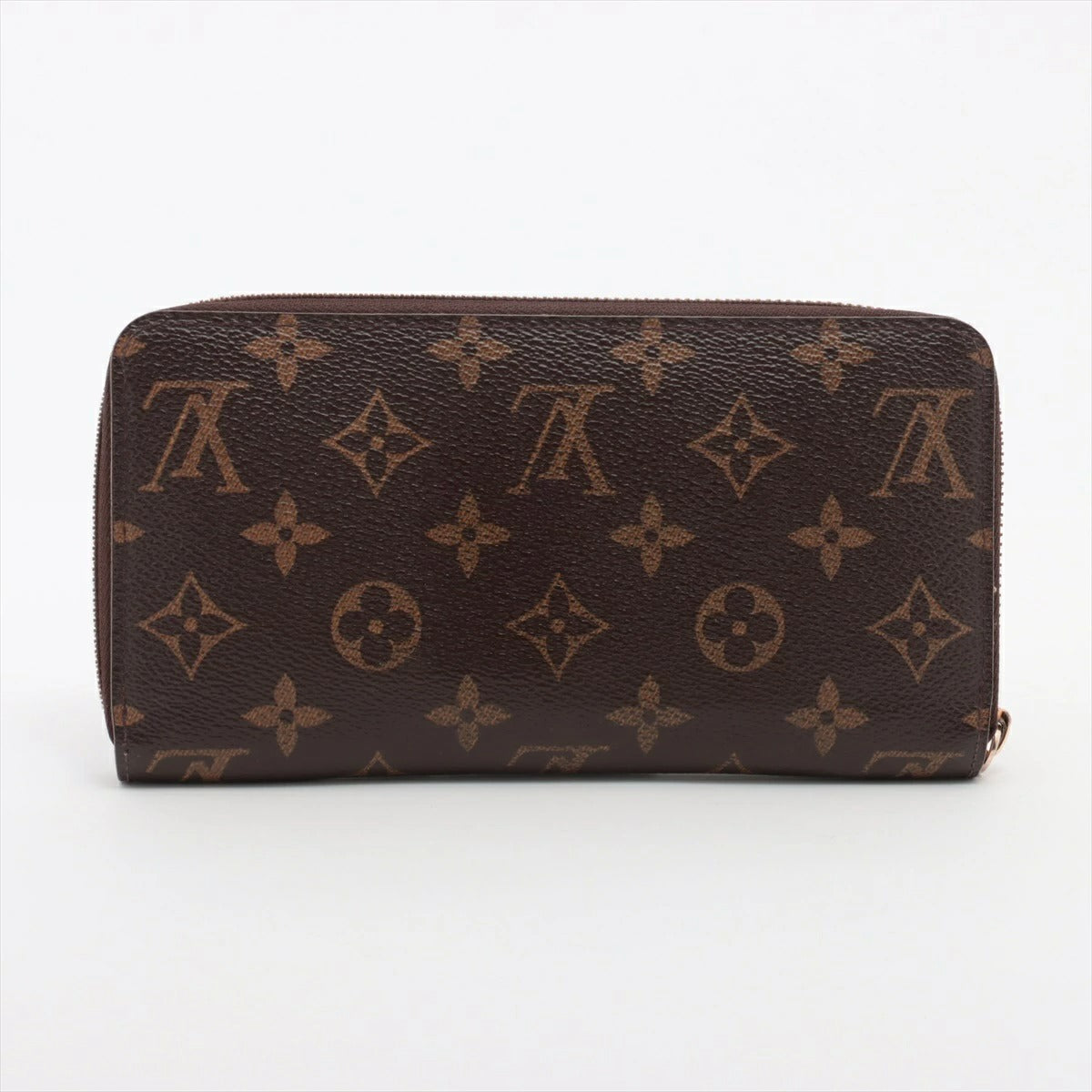 Louis Vuitton Monogram Zippy Wallet M60017 Round Zip Long Wallet Brown