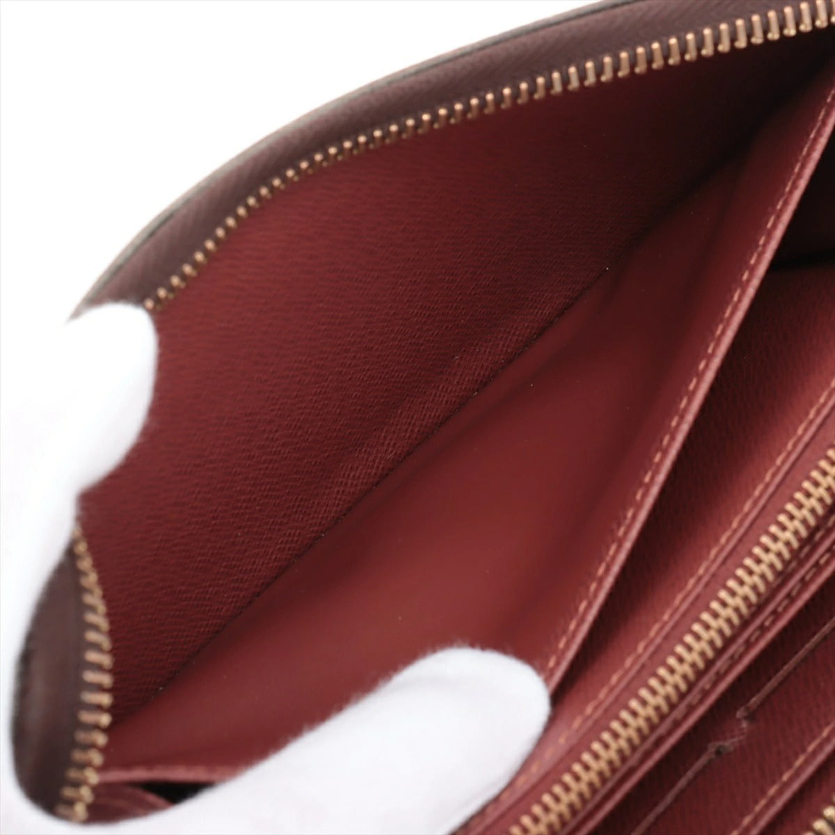 Louis Vuitton Monogram Zippy Wallet M60017 Round Zip Long Wallet Brown