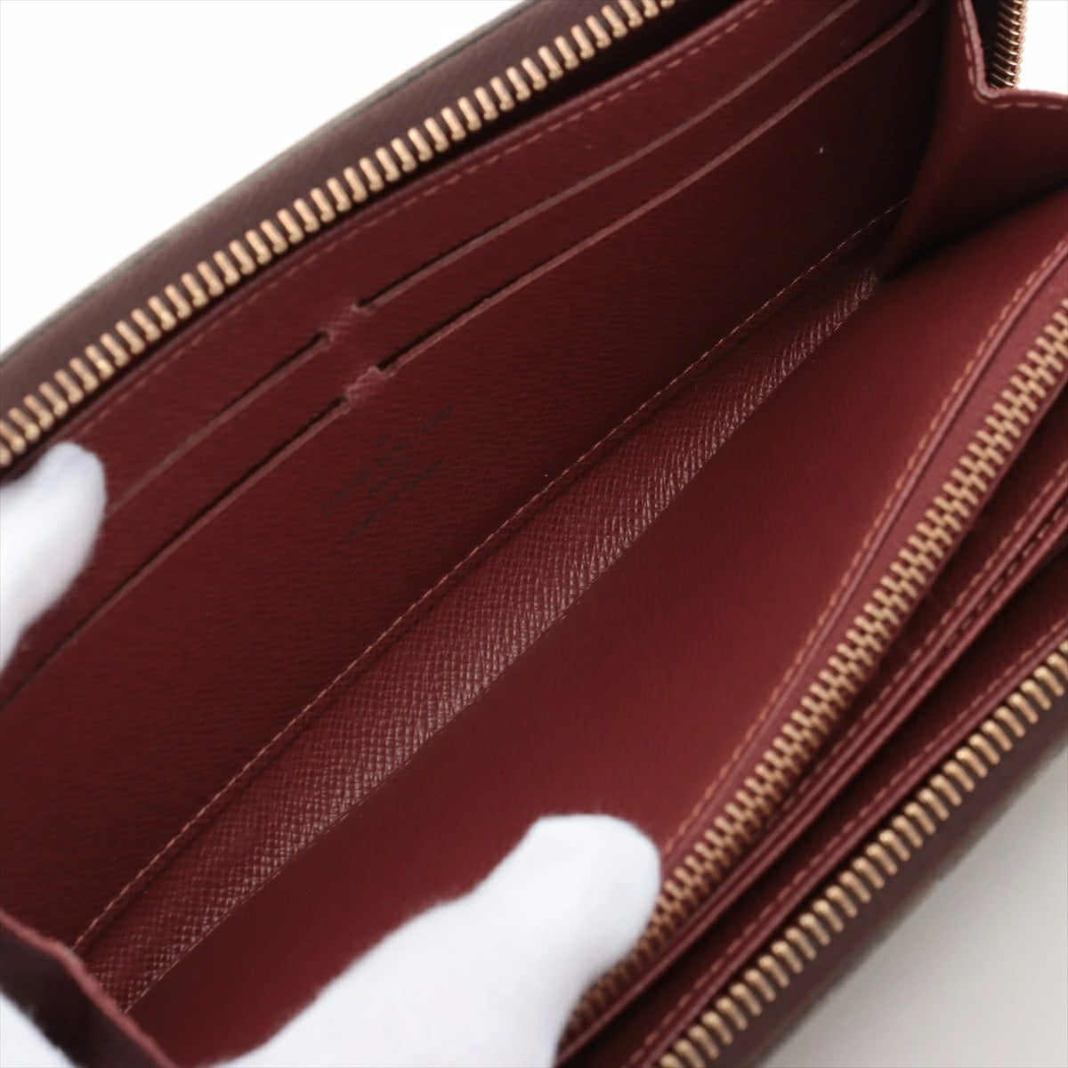 Louis Vuitton Monogram Zippy Wallet M60017 Round Zip Long Wallet Brown