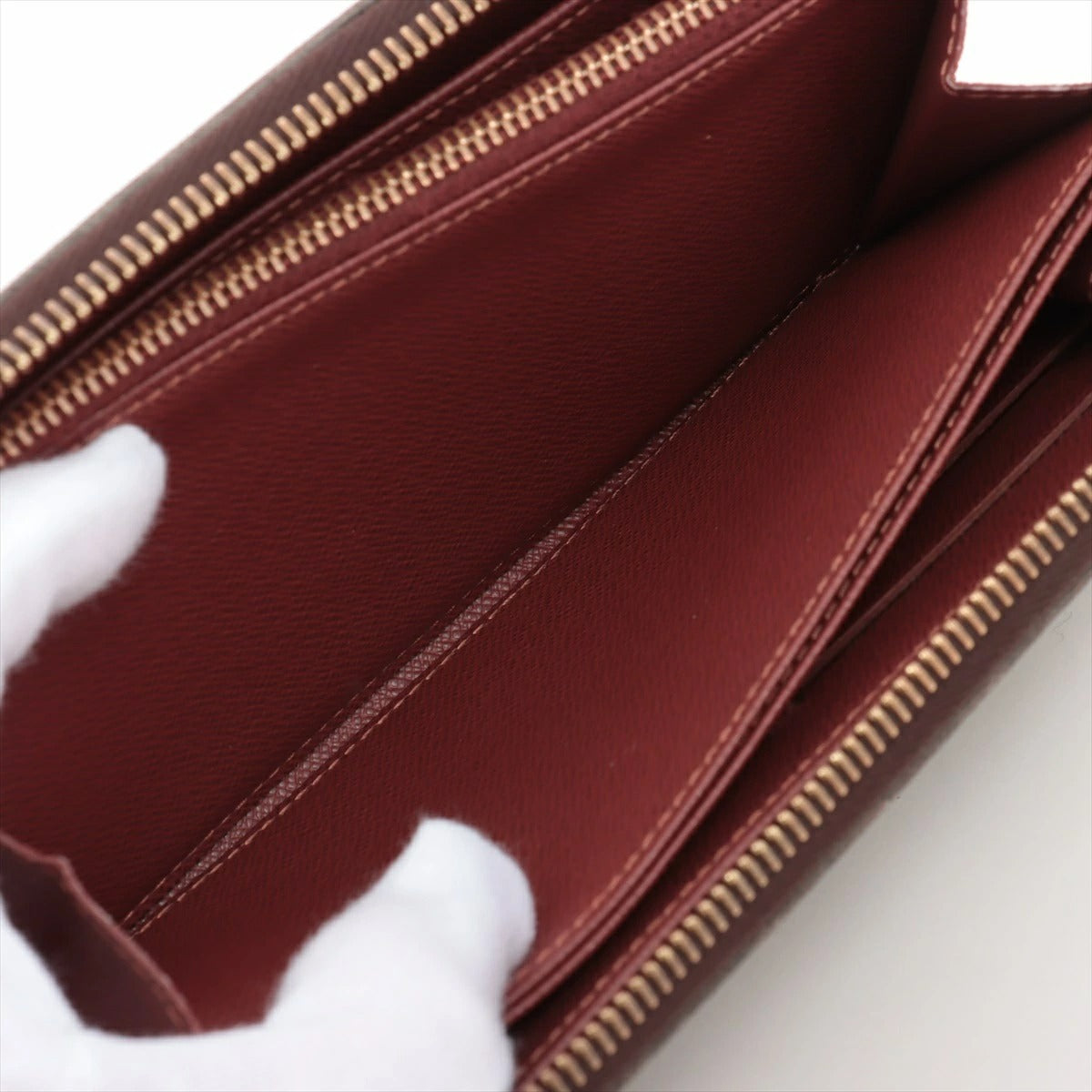 Louis Vuitton Monogram Zippy Wallet M60017 Round Zip Long Wallet Brown