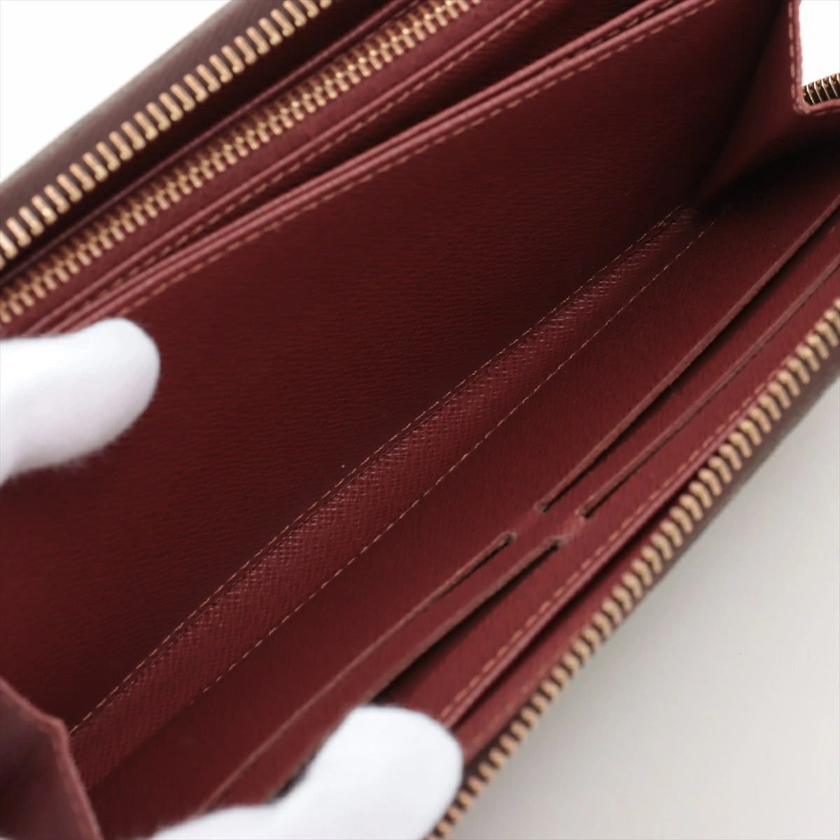 Louis Vuitton Monogram Zippy Wallet M60017 Round Zip Long Wallet Brown