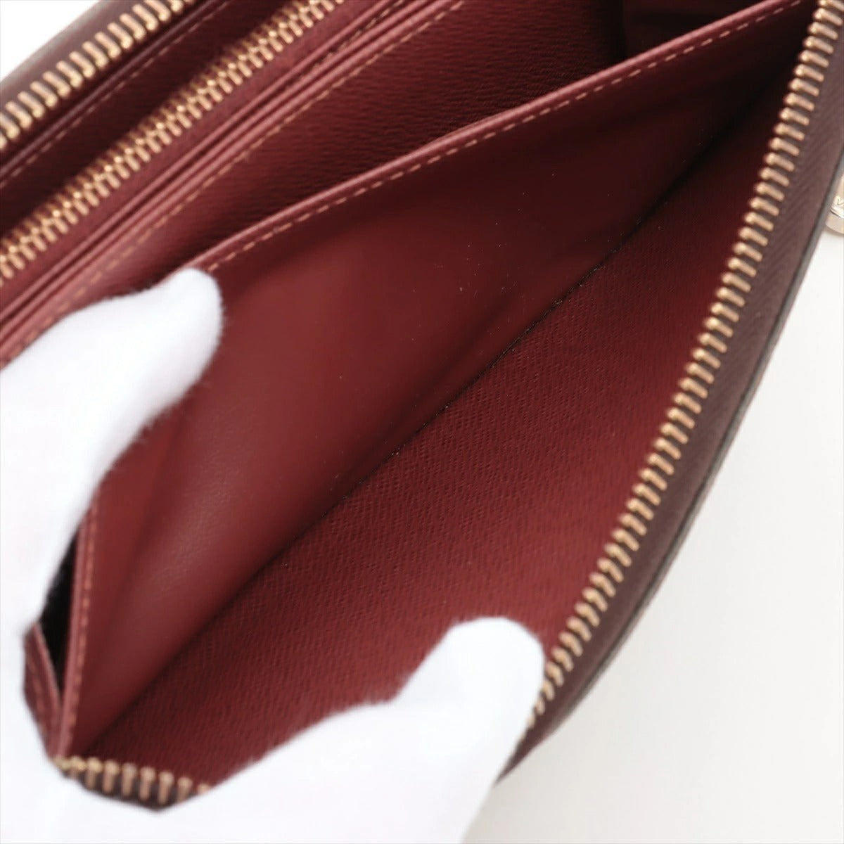 Louis Vuitton Monogram Zippy Wallet M60017 Round Zip Long Wallet Brown