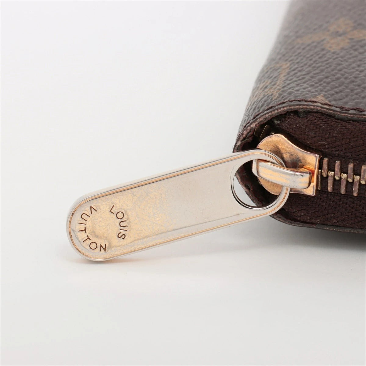 Louis Vuitton Monogram Zippy Wallet M60017 Round Zip Long Wallet Brown