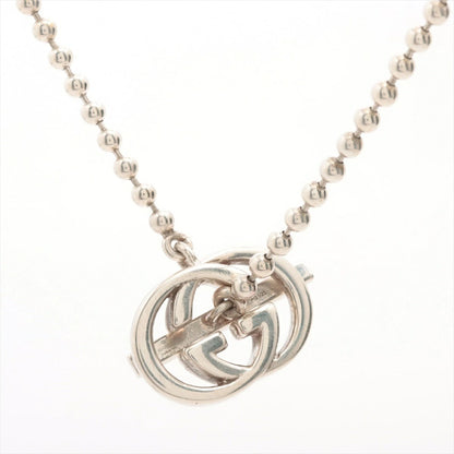 Gucci Interlocking G Necklace Silver 925 20.8g Logo