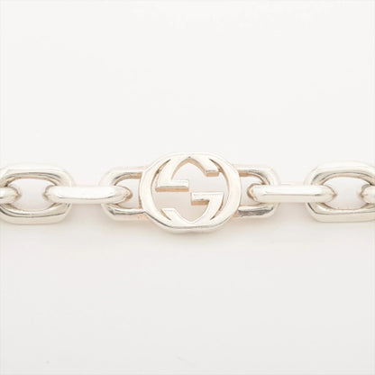 Gucci Interlocking G Bracelet Silver 925 16.4g